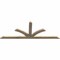 Ekena Millwork Richland Rough Sawn Timber Gable Bracket, Douglas Fir, 84"W x 31"H x 2"D x 4"F, 9/12 Pitch GBW084X31X0204RIC00RDF - alternate 3